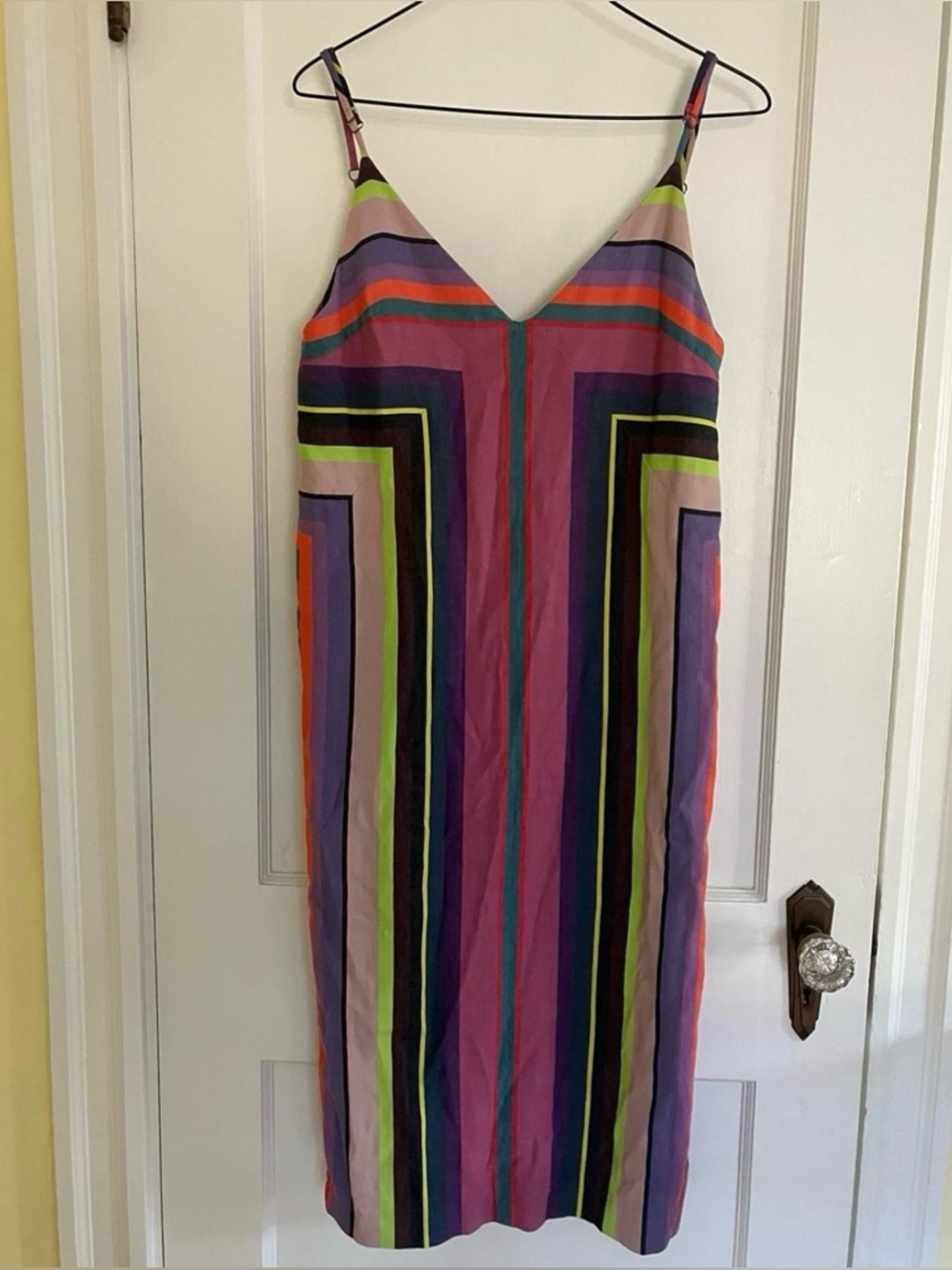 Mara Hoffman geometric slip dress